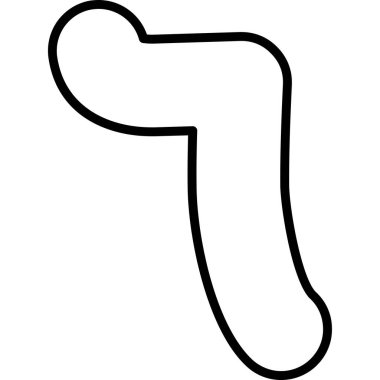 kemik simgesi, vektör illüstrasyonu