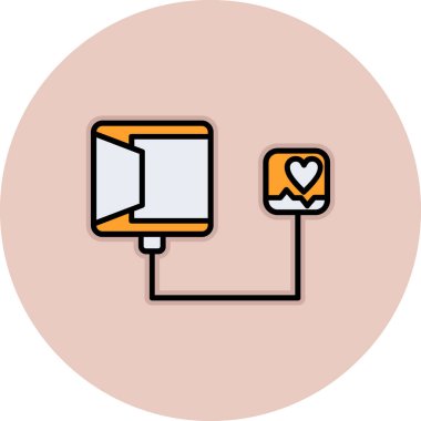 ok ve dizüstü bilgisayarlı kalp