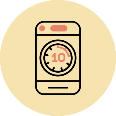 vektör izleme simgesi illüstrasyonu