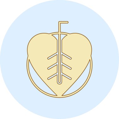 Modern simgenin vektör illüstrasyonu