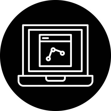 seo modern simgesinin vektör illüstrasyonu