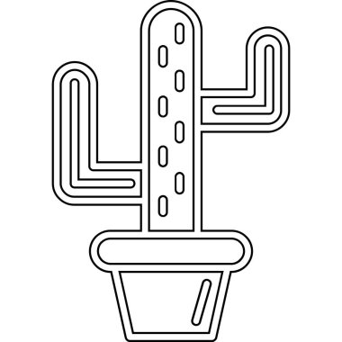 Kaktüs kaktüsü kaktüsü ikonu