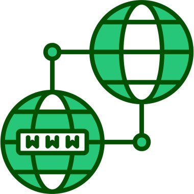 Ağ web simge vektör çizim