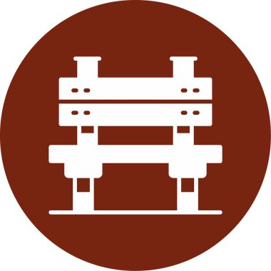 Modern yapı simgesinin vektör illüstrasyonu