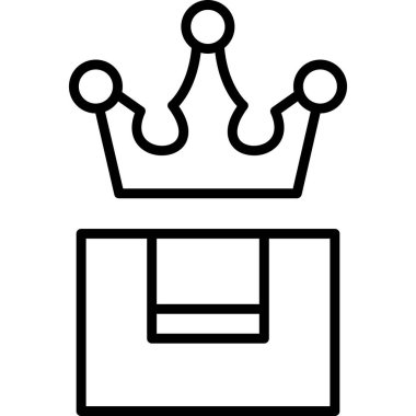 Taç simgesi, basit tarzı