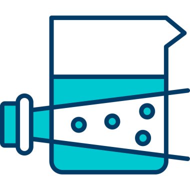 Boya fırçası. Basit resimleme