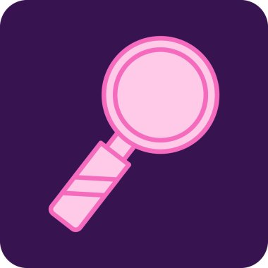 Büyüteç Simge Vektör İllüstrasyon Tasarımı