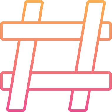 Tek bir simgenin vektör illüstrasyonu