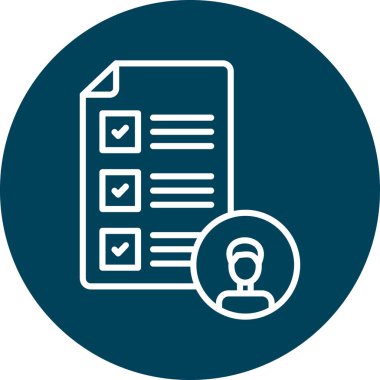 Belge vektör simgesi modern basit vektör illüstrasyonu