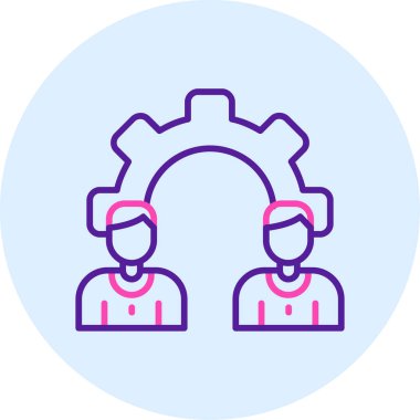 Takım simgesi vektör illüstrasyonu