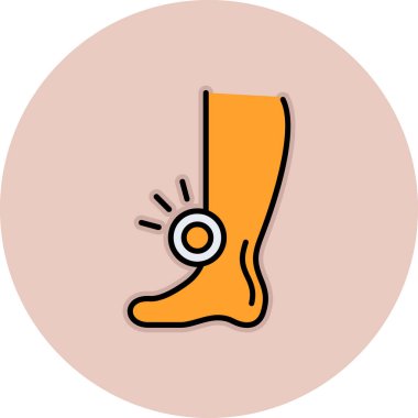 Ayakkabı. Web simgesi basit illüstrasyon