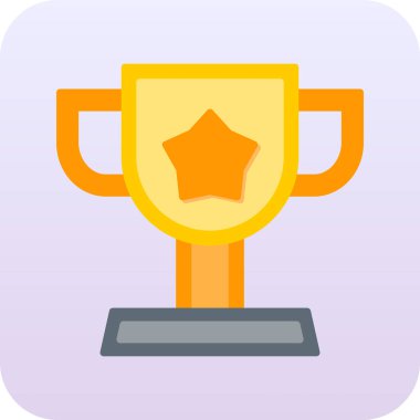 Ödülü Kupası vektör simgesi