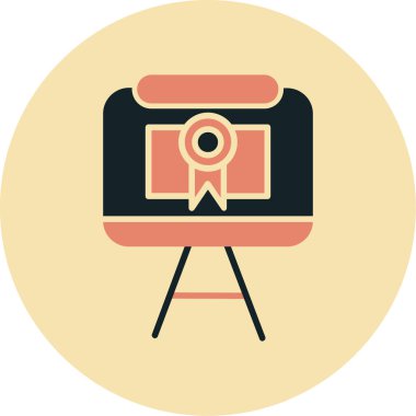 Vektör illüstrasyonu, simge ögesi arkaplanı