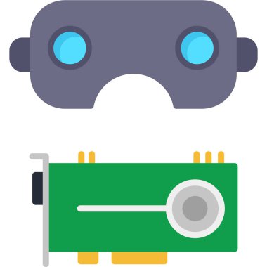 Video kamera simgesi. vektör illüstrasyonu