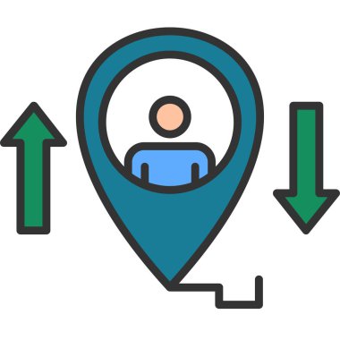 iş simgesi vektör illüstrasyonu