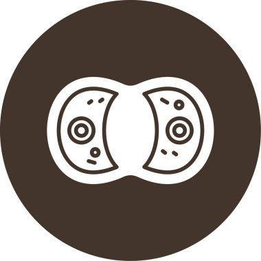 kahve çekirdeği ikonu vektör illüstrasyonu