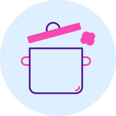 Kova. Web simgesi basit illüstrasyon