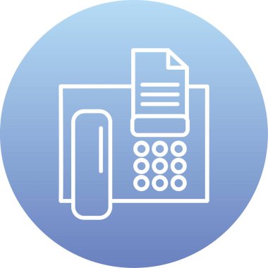 Hesap makinesi simgesinin vektör illüstrasyonu