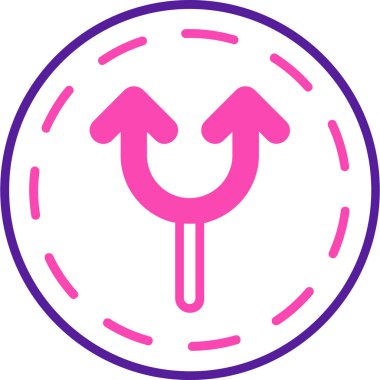 Kadın simge vektör çizim