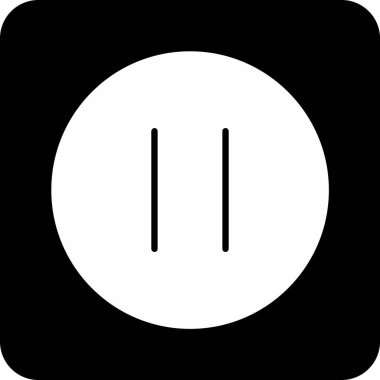 müzik çalar simgesi, vektör illüstrasyonu