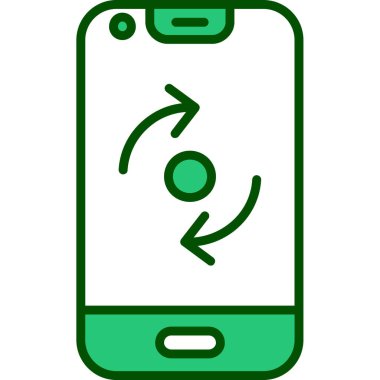 mobil simge vektör illüstrasyonu