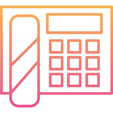 hesap makinesi simgesi vektör illüstrasyonu