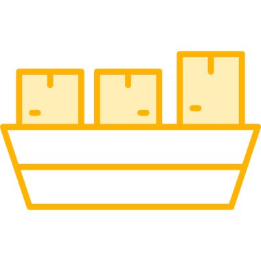 Tekne ikonu. Vektör illüstrasyonu