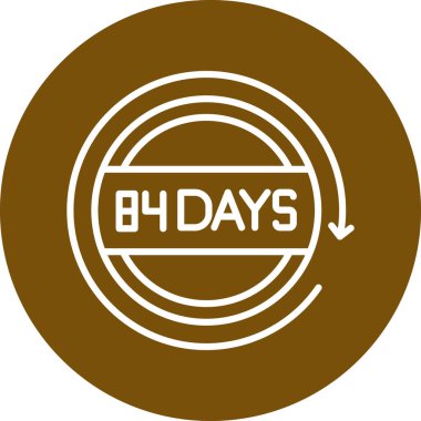 5 numaralı modern simgenin vektör illüstrasyonu