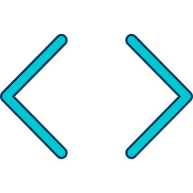 iki - renk ok vektör simgesi.