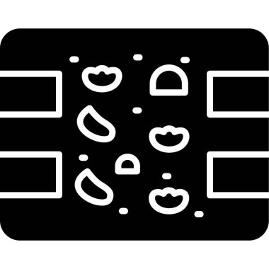 Gıda simgesinin vektör illüstrasyonu