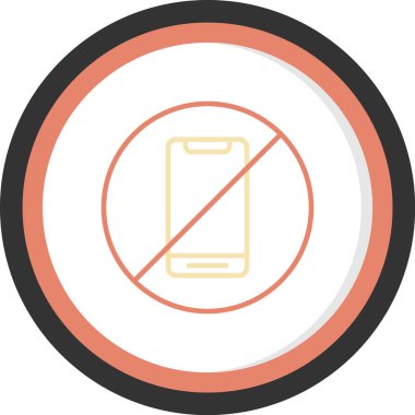 Telefon dairesel simgesi yok