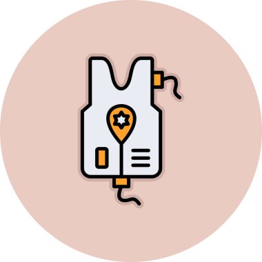 Vektör illüstrasyonu, simge ögesi biçimi