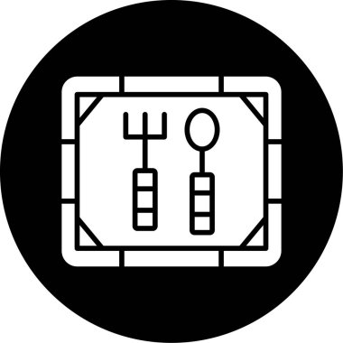 Kişisel ve ticari vektör simgesi.