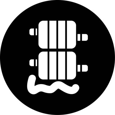 Bir b simgesinin vektör illüstrasyonu