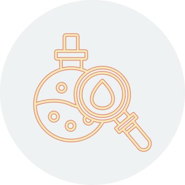 Gaz borusunun bir simgesinin vektör çizimi