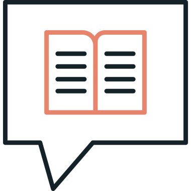 Konuşma balonu vektör çizimi