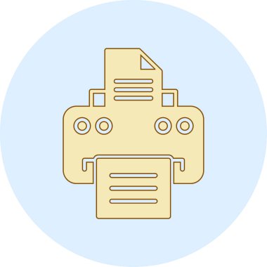 Modern bir simgenin vektör illüstrasyonu