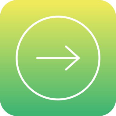 ok simgesinin vektör illüstrasyonu