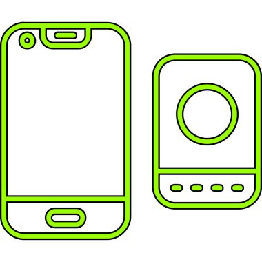 Cep telefonu vektör çizimi