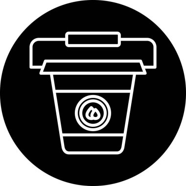 Gıda simgesinin vektör illüstrasyonu