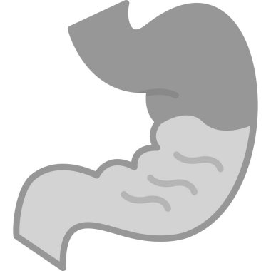 Mide anatomisi insan simgesi ana hatlarıyla