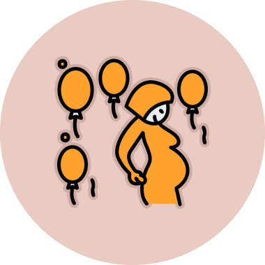 bebek simgesi modada izole edilmiş arkaplan