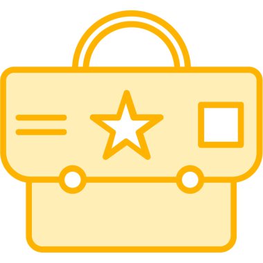 çanta çanta satın alma simgesi ana hat biçiminde