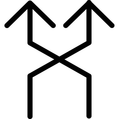 Oklar. Web simgesi basit tasarım