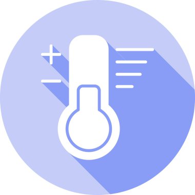 Termometre. Web simgesi basit tasarım