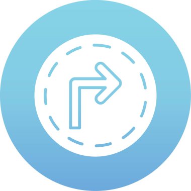 yön ikonu vektör illüstrasyonu