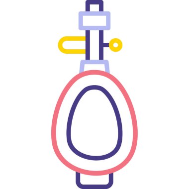 Kablo ikonu, basit illüstrasyon