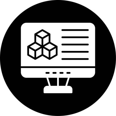 seo modern simgesinin vektör illüstrasyonu