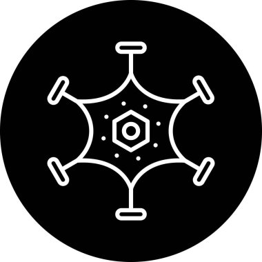 Örümcek ağı vektör simgesi