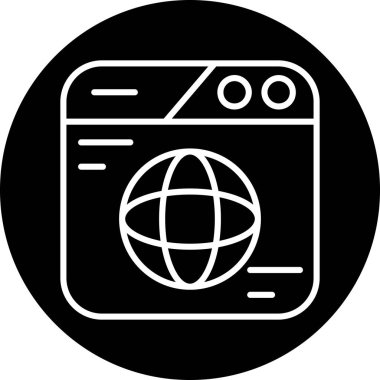 seo modern simgesinin vektör illüstrasyonu